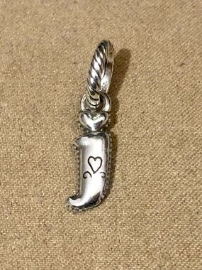 🆕Listing! 🆕 Brighton Alphabet Collection letter j Silver initial charm Retired